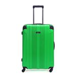 Kenneth Cole REACTION Out of Bounds Lightweight Hardshell 4-Wheel Spinner Luggage, Kelly Green, 28-Inch Checked, Out of Bounds