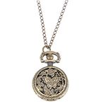 Hemobllo Quartz Pocket Watch - Butterfly Pendant Pocket Watch Antique Retro Pocket Watch Quartz Movement Hollow Pocket Watch with Chain for Women Men