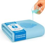 Vive Bed Pads for Incontinence Washable, Bed Wetting Protection for Adults & Elderly - Waterproof Reusable Underpads for Women, Men, Kids, Pet