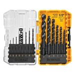 DEWALT Drill Bit Set, Black and Gold, 14-Piece (DWA1184)