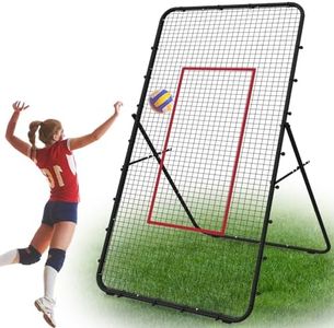 Football Rebounder Net, Adjustable & Portable Volleyball Rebounder Net 7x4 FT, Football Training Equipment, Soccer Goal Kickback Target for Kids Play Teaching Practise,Nets for Garden Sport Vertical