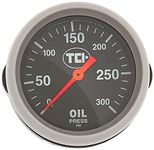 TCI 801100 Pressure Gauge (2-5/8 Transmission Black Face)