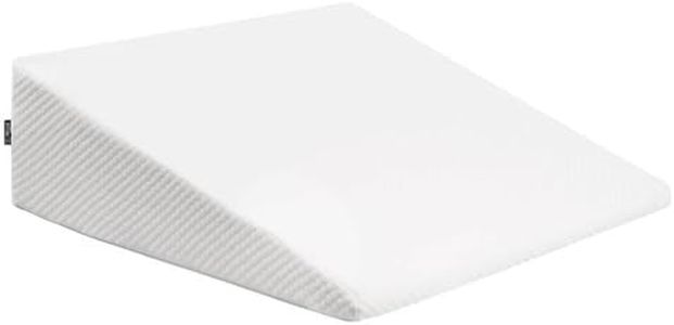 DJMed Body Support Bed Wedge, Acid Reflux Cushion, White