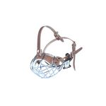 L&J Pets Uk Metal Basket Muzzle for French Bulldog | Basket Muzzle for Frenchies Strong Metal muzzle