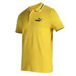 Puma Men's Solid Slim Fit T-Shirt (67604941_Fresh Pear