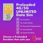 3 Sim with UNLIMITED 5G Data Preloaded for 12 months. No Contracts, No Credit Checks, No Personal ID. Business Class Unthrottled Data.