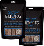 The Biltong Man | Tasty Traditional Droëwors Sticks | High Protein Beef Snack | 1 Kg (Pack of 2)