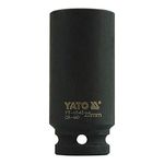 Yato YT-1045 Deep Impact Socket 1/2inch X25mm|Impact Socket Wrench Adaptor|Power Tools|Home Tools|Industrial tools|Mechanical Tools|Automotive|CrMo SCM-440|CrV50BV30|Black Phosphated|Cold Forged