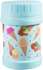 Bentology Stainless Steel Insulated 13oz Lunch Jar Thermos for Kids-Ice Cream-Large Leak-Proof Storage for Hot or Cold Food, Soup, Liquids with Wide Mouth-BPA Free for Back to School Lunch Boxes, Bags