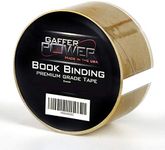 Gaffer Power American Made Clear Bookbinding Tape 2" x 15 Yards | Strong, Durable, Acid-Free Repair Tape for Books, Scrapbooking, and Documents