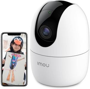 Imou 3MP Smart CCTV Security WiFi Camera for Home, 360° Coverage, AI Human Detection, Siren Alarm, Night Vision 10M, 2-Way Talk, Supports 256GB SD Card, WiFi & Ethernet Connection