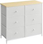 SONGMICS Chest of Drawers, 6 Fabric