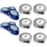 HQ8 Replacement Heads for Shavers, For 7310xl replacement blades, New Upgraded 8 Series (6 Pack)