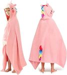 Joiedomi Unicorn Hooded Towel for K