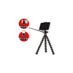 JOBY GripTight PRO GP Video Stand, Pan and Tilt Video Head and Gorilla Pod Flexible Tripod for any Smartphone and iPhone with or without a Case, JB01501-BWW