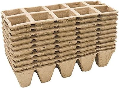 Seed Starter Tray ValueHall 100 Cell Paper Peat Pots Kits Compostable Planting Pots Germination Tray for Seedling Garden Vegetable Flower Indoor and Outdoor V7E08