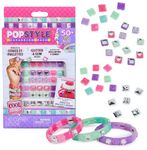 Cool MAKER PopStyle Bracelet Maker Expansion Pack, 50+ Gem Beads, 3 Friendship Bracelets, Bracelet-Making Kit, DIY Arts & Crafts Kids’ Toys for Girls