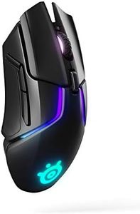 SteelSeries Rival 650 Quantum Wireless Gaming Mouse - Rapid Charging, 12,000 Cpi Dual Sensor, 256 Weight Configs, 8 Zone RGB Lighting