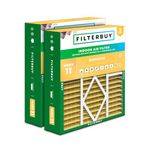 Filterbuy 19x20x5 Air Filter MERV 11 Allergen Defense (2-Pack), Pleated HVAC AC Furnace Air Filters for Bryant/Carrier FILXXFNC0021, Day & Night, and Payne (Actual Size: 19.06 x 19.81 x 4.25 Inches)