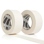 Lockport White Gaffer Tape 2 Inch - 2 Pack – 30 Yards – Multipurpose, No Residue Tape, Non-Reflective Gaffer Tape, Easy Tear - Cloth Tape, Floor Tape, Gaff Tape for Photography