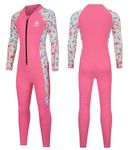 REALON Kids Dive Skins Suit Full Body Scuba Long Sleeve Swimsuits for Child Girls Boys Toddler and Youth Water Sports Workout for Diving Surfing Snorkeling Swimming Surfboard