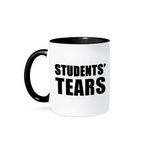 3dRose Coffee Mug, Size - 15oz - Students Tears Black Quotes - funny coffee cup gift