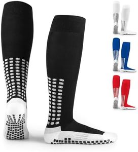 Lux Calcetines de fútbol Antideslizantes, Almohadillas de Goma, Baloncesto, fútbol, Senderismo, Correr