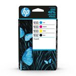 HP 932/933 (6ZC71AE) Multipack Original Printer Cartridges 1 x Black, 1 x Blue, 1 x Red, 1 x Yellow for HP OfficeJet 6100, 6600, 6700, 71xx, 7510, 76xx