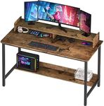 WOODYNLUX Computer Desk with Shelve