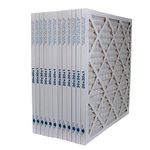 20x20x1 MERV 8 Pleated Furnace Filter. Actual/Exact Size 19 1/2 x 19 1/2 x 3/4. Case of 12 Made by Furnace Filters.Ca