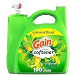 Gain Laundry Liquid Fabric Softener, Original Scent, Fabric Conditioner, 4.16 L, 190 Loads