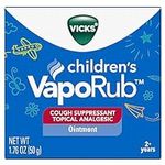 Vicks Children's VapoRub Topical Cough Suppressant, Relieves Coughs and Minor Aches, Clinically Proven, Fast Relief, For Children Ages 2+, 1.76 OZ
