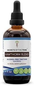 Hawthorn Blend Tincture Alcohol-Free Extract, Organic Hawthorn (Crataegus spp.) Dried Leaf, Flower, Berry Tincture Supplement 4 oz