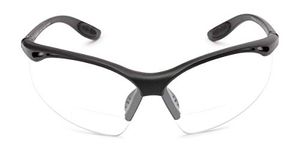 The All-Round Bifocal Safety Reading Glasses, Clear Lens + 2.00