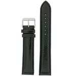 Extra Long Watch Band Leather Black Padded 20 millimeters Tech Swiss