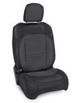 PRP Seats Front Seat Covers for Jeep Wrangler JL, 4 door; non-Rubicon (Pair) - Black and grey