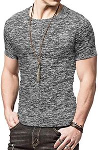 KUYIGO Mens Cool Dry Athletic Short Sleeve Tops Baselayer Workout T-Shirts XX-Large Black