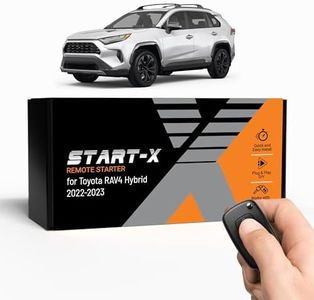 Start-X Remote Starter Kit for Toyota RAV4 Hybrid (2022, 2023, 2024) Vehicles | Push-to-Start Ignition | Plug N Play Install | Lock 3X to Remote Start | Zero Wire Splicing