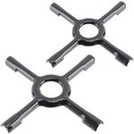 SPARES2GO Universal Gas Stove Hob Reducer Ceramic Pan Support Moka Trivet Stand (Small 130mm, Medium 150mm)