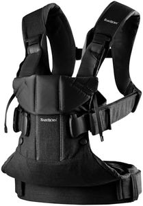 BabyBjörn Mochila Porta Bebé One, Mezcla de Tejido, Negro