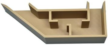 Chatelet Aquarium Underground Tunnel | Fish & Shrimp Hideout for Aquariums | Unique Underground Viewing Tunnel | Made in USA (Tan)