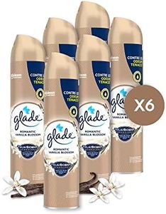 Glade Aérosol Romantic Vanilla - Infusé Aux Huiles Essentielles - Lot de 6