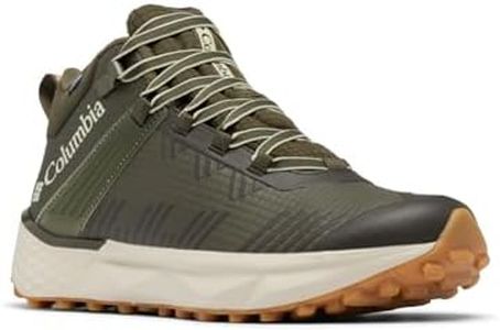 Columbia Men's Facet 75 Equinox Hiking Shoe, Deep Olive/Dark Stone, 8