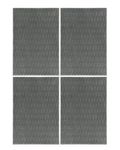 OCEANBROAD 4 Pieces x (15in x 10in) Non-Slip Deck Pad Grip Mat, Self Adhesive Trimmable EVA Traction Anti-Slip Foam Pad Sheet for Boat Kayak Canoe Yacht Pool Step SUP Board Gray