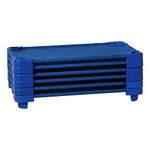 Sprogs Stackable Daycare Cot Toddler, 40" W x 23" D, Blue, SPG-0232-5 (Pack of 6)