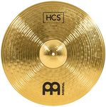 Meinl Cymbals CRASHRIDE HCS 20” Crash/Ride Cymbal for Drum Set — Made in Germany — Traditional Finish Brass, 2-Year Warranty (HCS20CR)