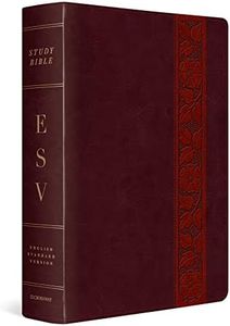 ESV Study Bible, Large Print (TruTone, Mahogany, Trellis Design)
