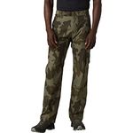 prAna Stretch Zion Pants II Rye/Green/Camo 30 32