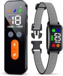 Dog Training Collar with Remote, Dog Shock Collar with Beep Vibration Safe Shock and Security Lock, Waterproof Shock Collar for Medium Large Breeds Dogs (30~120 lbs)