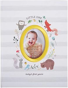 C.R. Gibson B2-24546 Little One Woodland Gender Neutral Baby Memory Book, 8.75" W x 11.3" L with 64 Pages, Multicolor